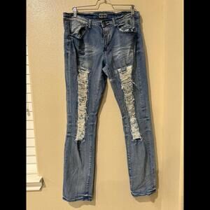 Black brand Ripped Jeans